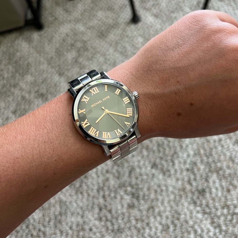 Michael Kors silver watch